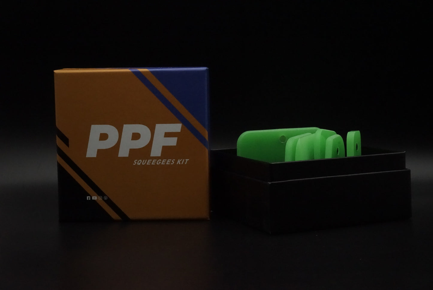 Green Magnet PPF Squeegees – Premium Vinyl Application Tool